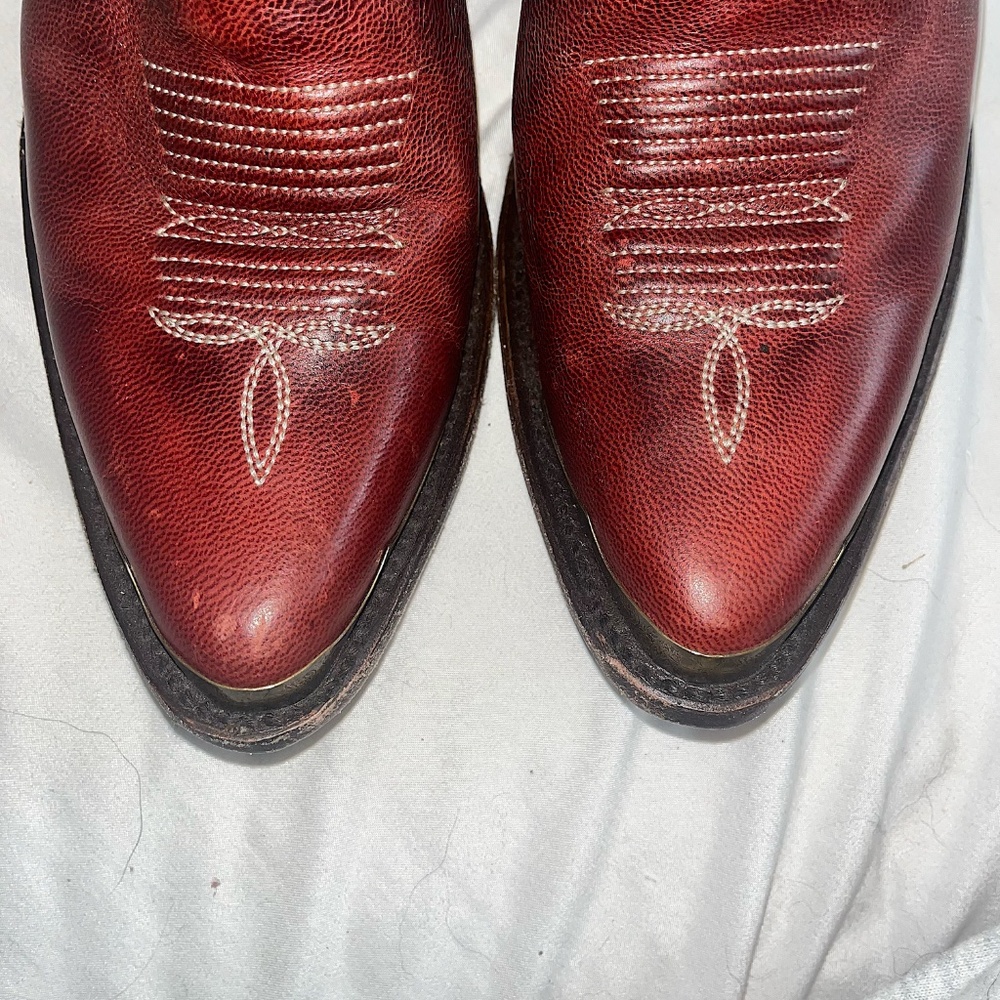 IDYLLWIND WOMEN'S WHEELS WESTERN BOOTIES - ROUND TOE RED WOMENS WESTERN BOOTS - Picture 3 of 6